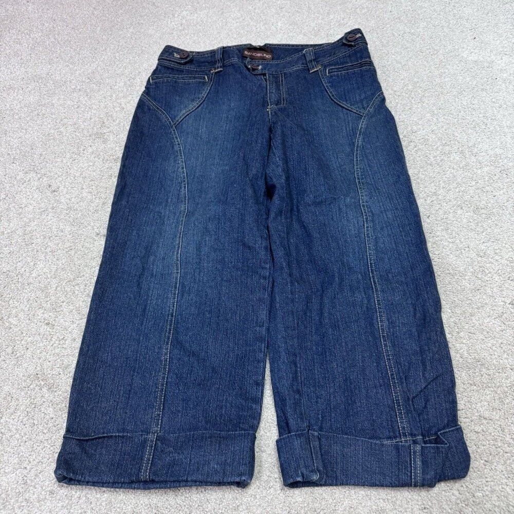 Bandolino Jeans Women’s Blue Cropped Pockets Size 10
